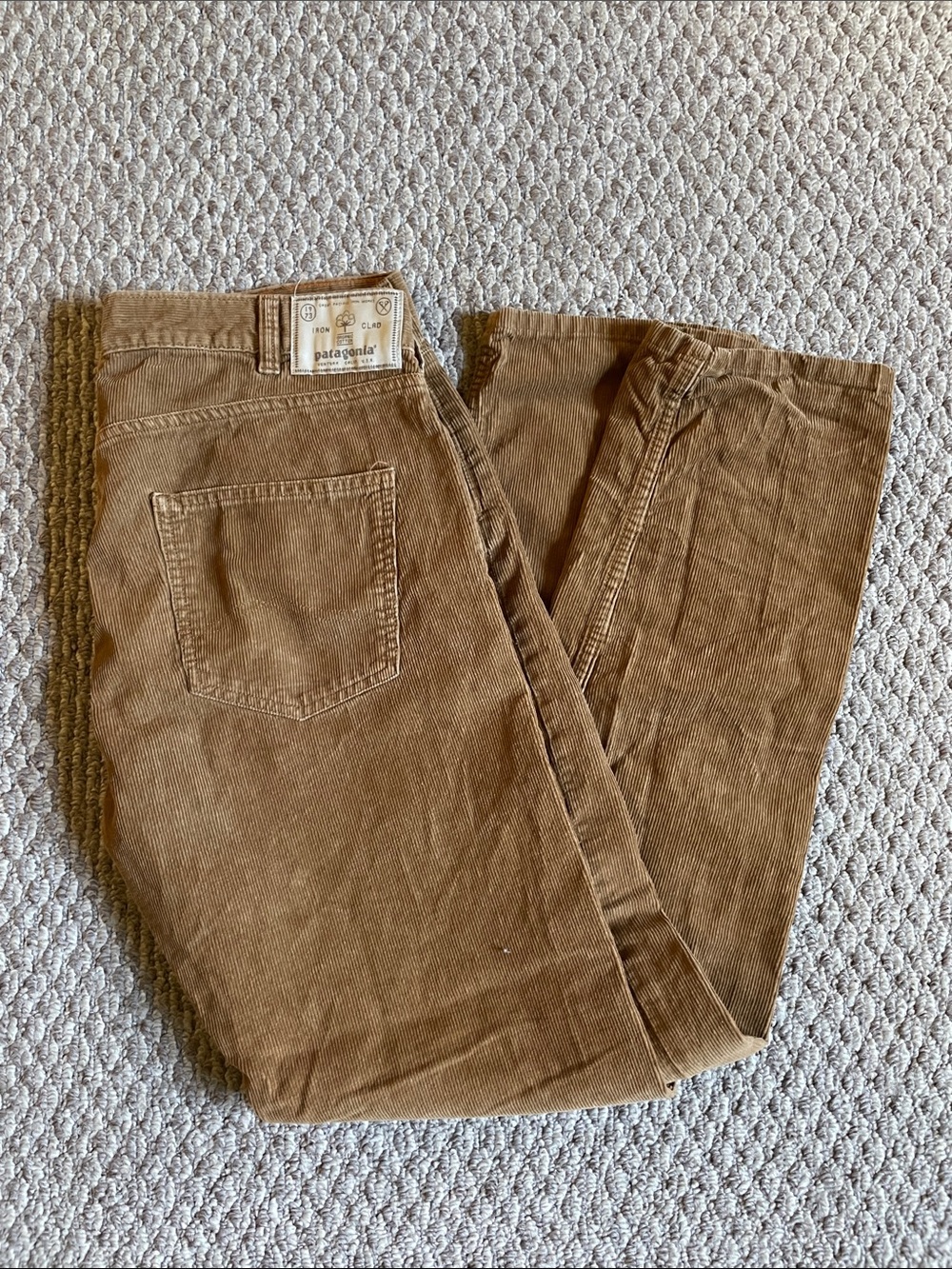Patagonia iron clad corduroy pants